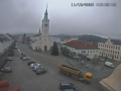 Náměstí, koste sv. Markéty