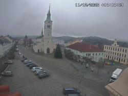 Náměstí, koste sv. Markéty