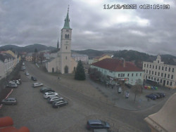 Náměstí, koste sv. Markéty