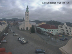 Náměstí, koste sv. Markéty