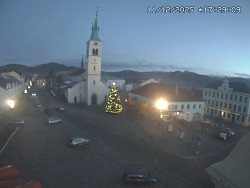 Náměstí, koste sv. Markéty