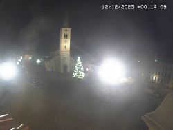 Náměstí, koste sv. Markéty