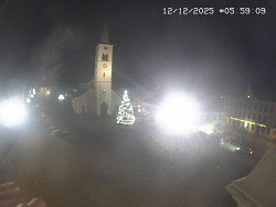 Náměstí, koste sv. Markéty