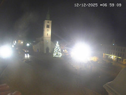 Náměstí, koste sv. Markéty