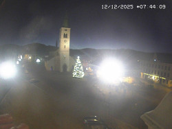 Náměstí, koste sv. Markéty