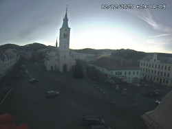 Náměstí, koste sv. Markéty