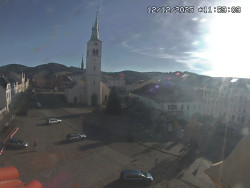 Náměstí, koste sv. Markéty