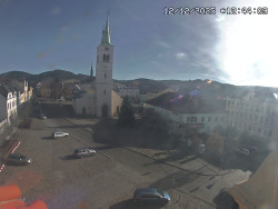 Náměstí, koste sv. Markéty