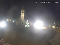 Náměstí, koste sv. Markéty