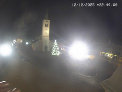 Náměstí, koste sv. Markéty