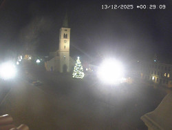 Náměstí, koste sv. Markéty