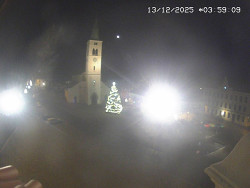 Náměstí, koste sv. Markéty