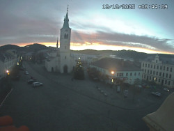 Náměstí, koste sv. Markéty