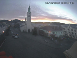 Náměstí, koste sv. Markéty