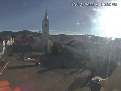 Náměstí, koste sv. Markéty