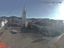 Náměstí, koste sv. Markéty