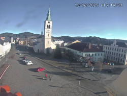 Náměstí, koste sv. Markéty