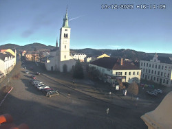 Náměstí, koste sv. Markéty