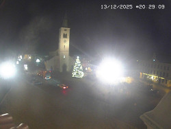 Náměstí, koste sv. Markéty