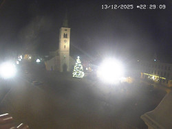 Náměstí, koste sv. Markéty