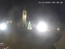 Náměstí, koste sv. Markéty