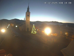 Náměstí, koste sv. Markéty