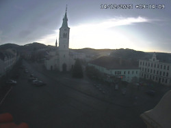 Náměstí, koste sv. Markéty