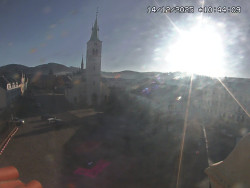 Náměstí, koste sv. Markéty