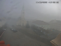 Náměstí, koste sv. Markéty