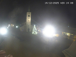 Náměstí, koste sv. Markéty