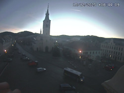 Náměstí, koste sv. Markéty