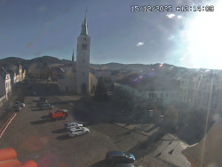 Náměstí, koste sv. Markéty