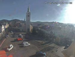 Náměstí, koste sv. Markéty