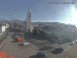 Náměstí, koste sv. Markéty