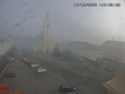 Náměstí, koste sv. Markéty