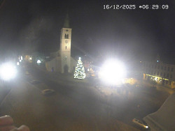 Náměstí, koste sv. Markéty