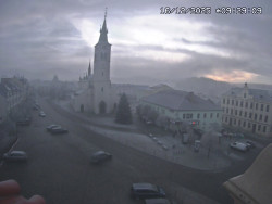 Náměstí, koste sv. Markéty