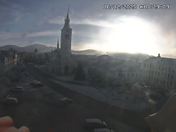 Náměstí, koste sv. Markéty