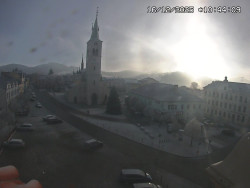 Náměstí, koste sv. Markéty