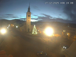 Náměstí, koste sv. Markéty