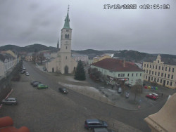 Náměstí, koste sv. Markéty