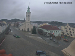 Náměstí, koste sv. Markéty