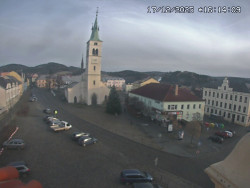 Náměstí, koste sv. Markéty