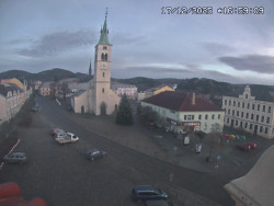 Náměstí, koste sv. Markéty