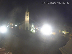 Náměstí, koste sv. Markéty