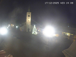 Náměstí, koste sv. Markéty