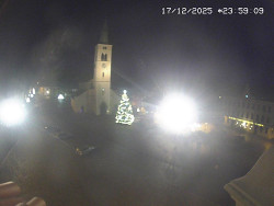 Náměstí, koste sv. Markéty