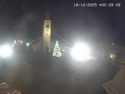 Náměstí, koste sv. Markéty