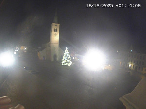Město Kašperské Hory - Náměstí, koste sv. Markéty - 18.12.2025 v 00:15 Město Kašperské Hory - Náměstí, koste sv. Markéty - 18.12.2025 v 00:15