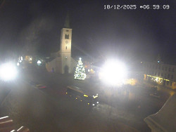 Náměstí, koste sv. Markéty